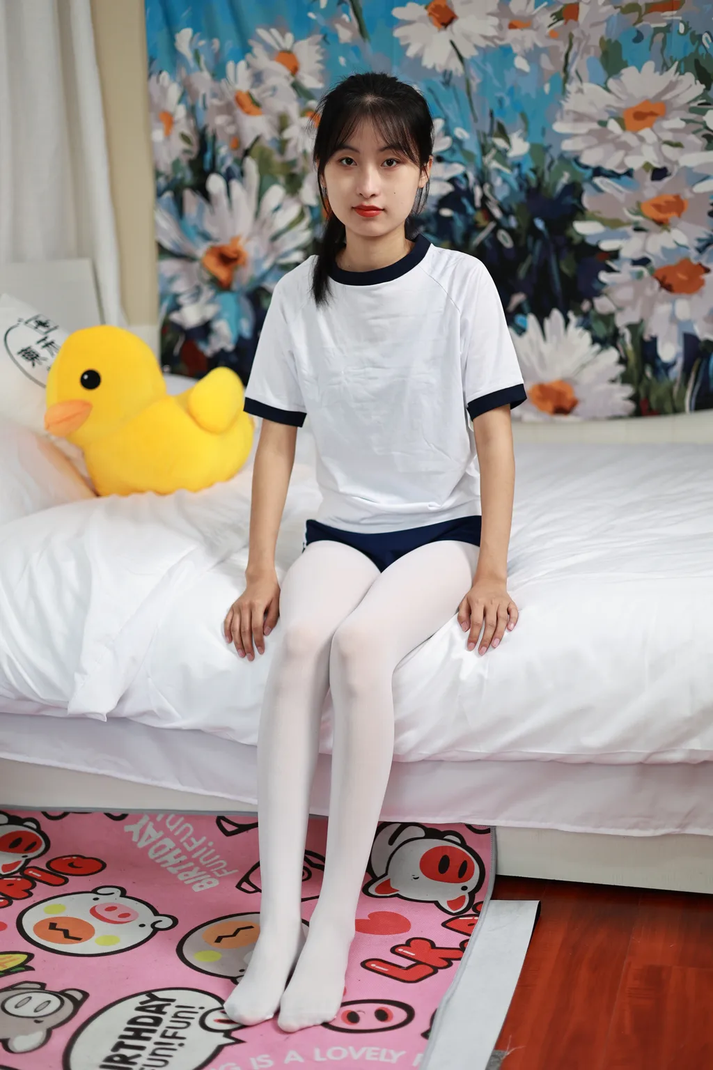 图片[2]-三禾摄影 NO.007 体操服白袜[177P]-萌味圈