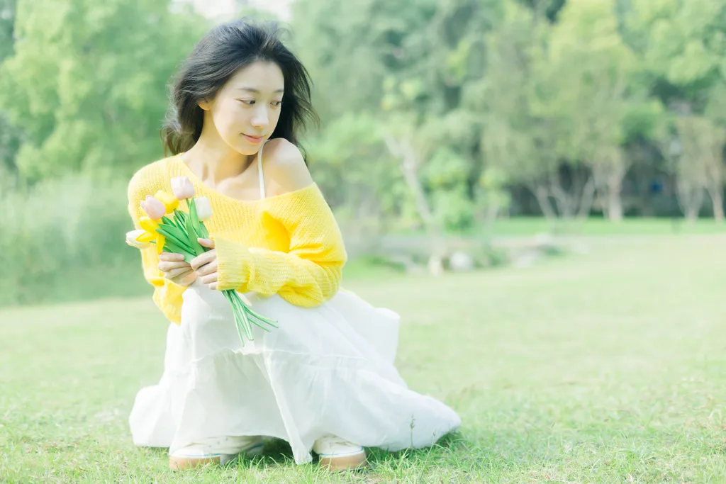 图片[2]-[YITUYU艺图语]2022.11.26 秋风轻轻 饲猫少女-[37+1P]-萌味圈