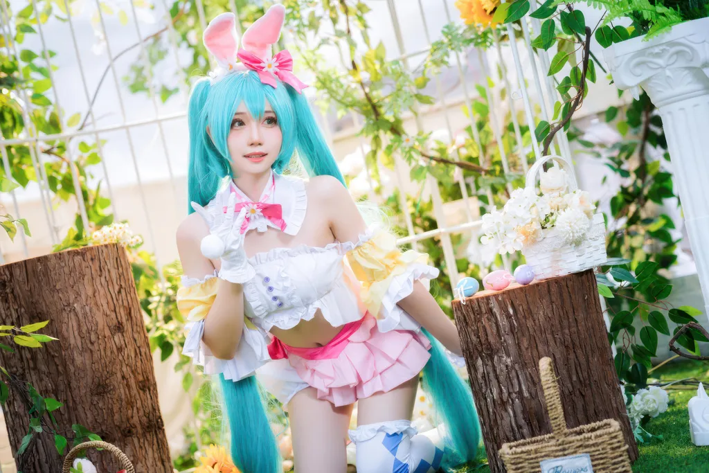 图片[2]-焖焖碳 – 初音未来 复活节兔子[20P]-萌味圈