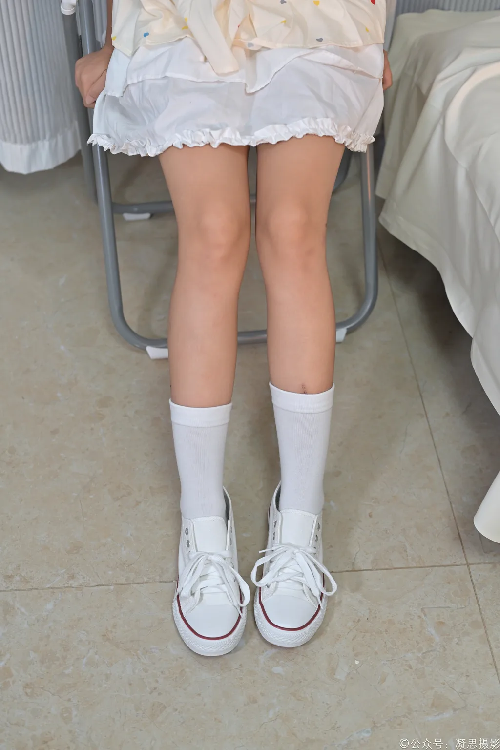 图片[2]-凝思摄影 NO.036 沅沅-连衣裙、短白袜、平底鞋[144P]-萌味圈