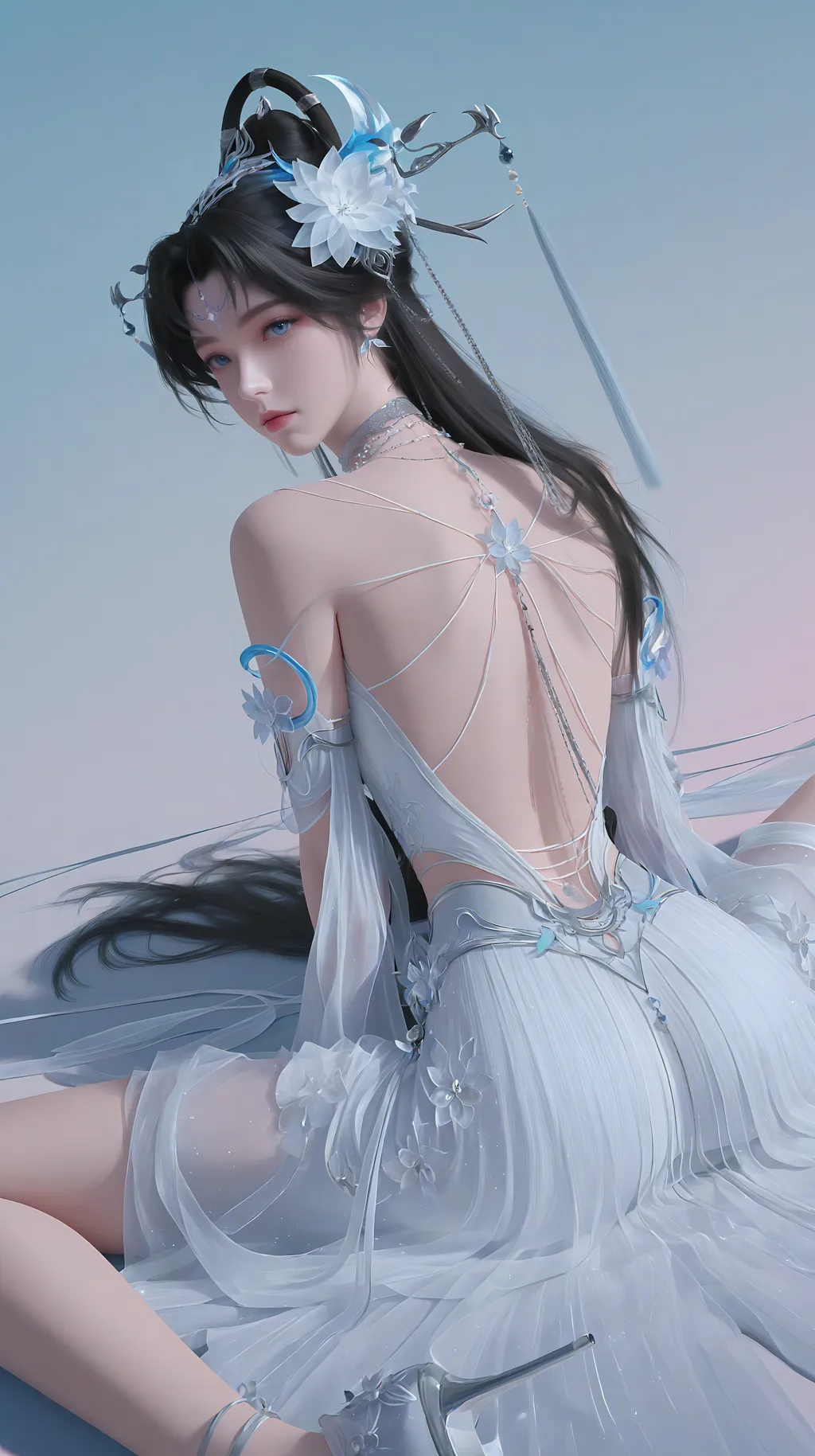 图片[2]-AI绘画 883 邀月[33P]-萌味圈