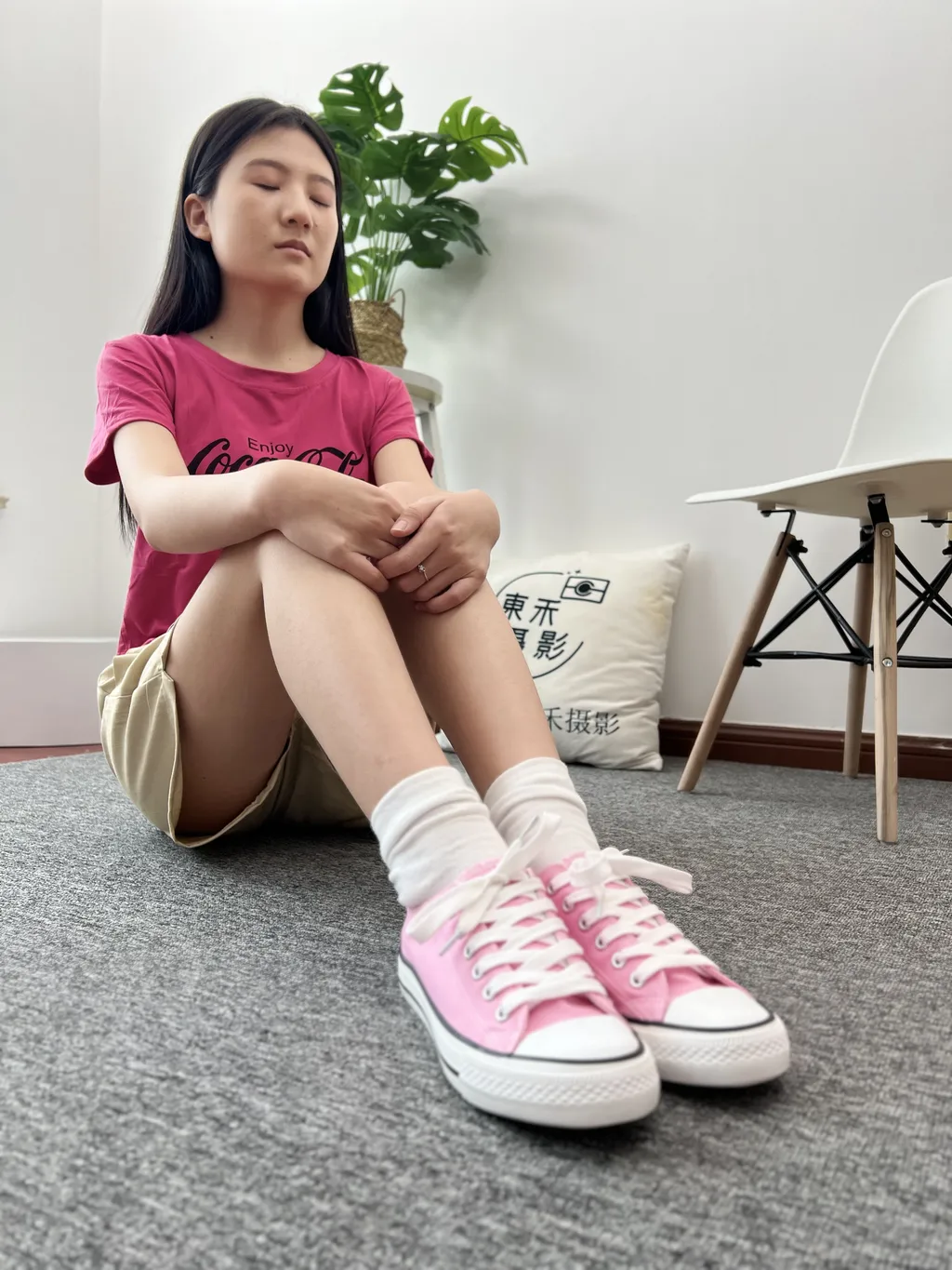 图片[2]-三禾摄影 NO.025 休闲短裤 棉袜 帆布鞋[134P]-萌味圈