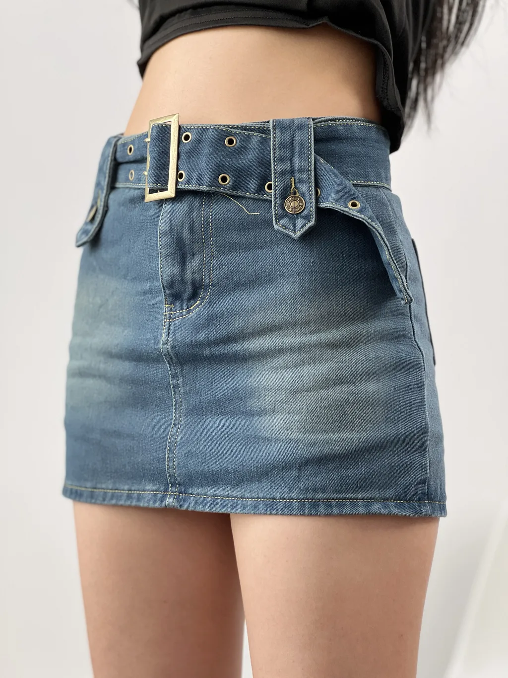 图片[2]-三禾摄影 NO.028 牛仔裙 棉袜 帆布鞋[149P]-萌味圈