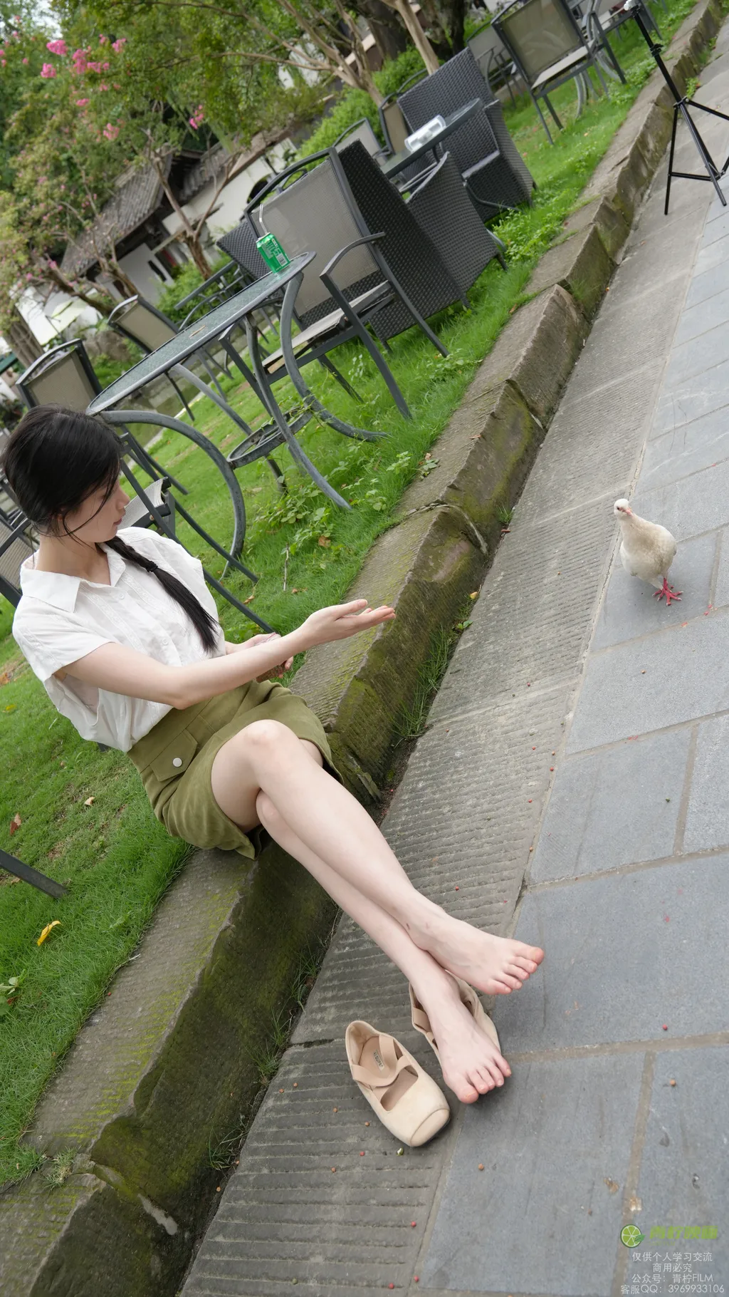 图片[2]-青柠映画 NO.076 – 小小 喂鸽子[92P]-萌味圈