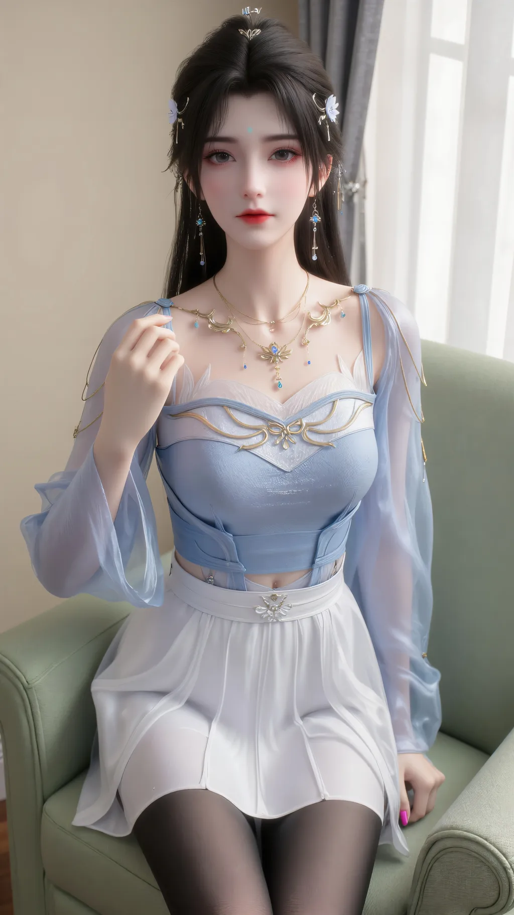 图片[24]-AI绘画 910 完美世界-清漪[39P]-萌味圈