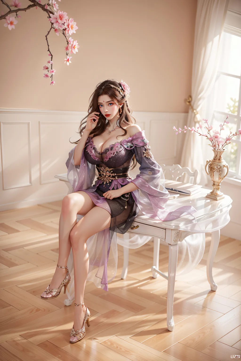 图片[12]-AI绘画 911 完美世界-月婵[36P]-萌味圈