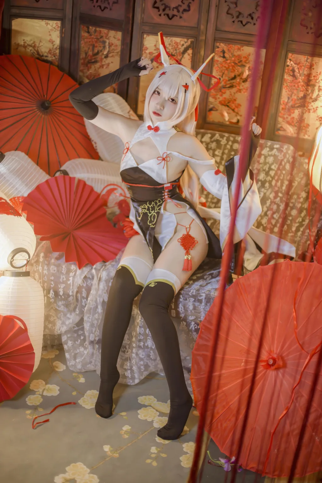 图片[2]-二佐Nisa – 碧蓝航线 绫波 新春旗袍[24P]-萌味圈