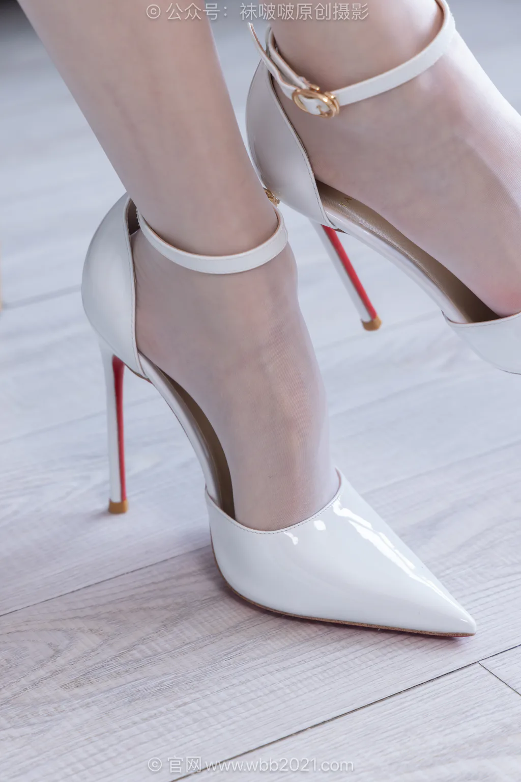 图片[2]-[BoBoSocks袜啵啵]NO.627 稚予-高跟鞋、板鞋、油亮薄白丝[145P]-萌味圈