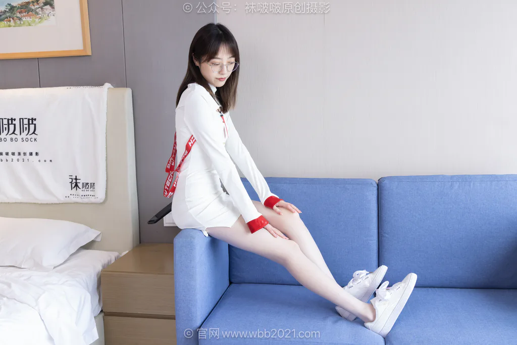 图片[41]-[BoBoSocks袜啵啵]NO.627 稚予-高跟鞋、板鞋、油亮薄白丝[145P]-萌味圈