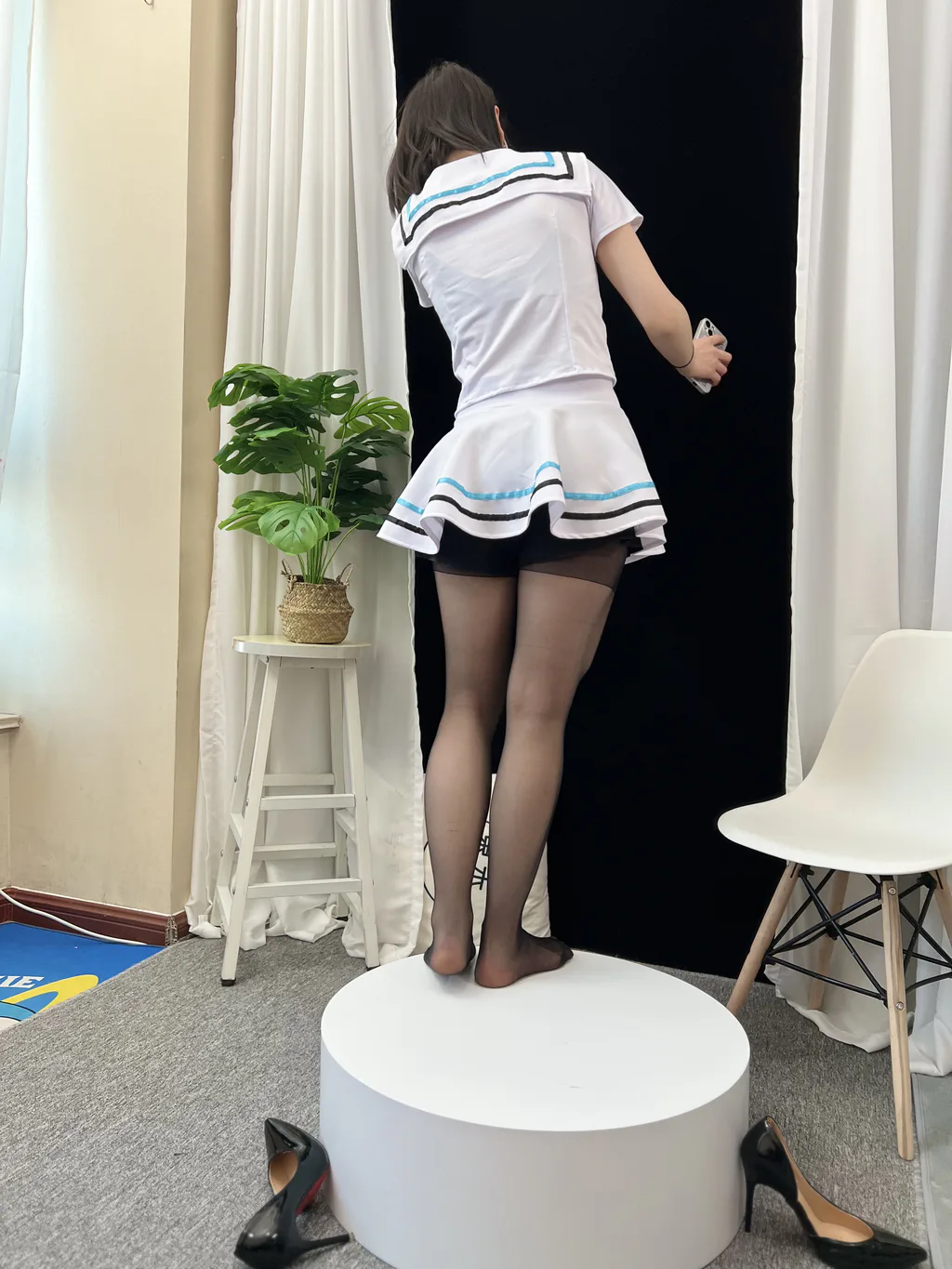 图片[49]-三禾摄影 NO.049 水手服 黑丝 高跟[193P]-萌味圈