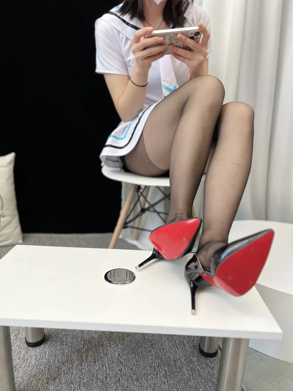 图片[62]-三禾摄影 NO.049 水手服 黑丝 高跟[193P]-萌味圈