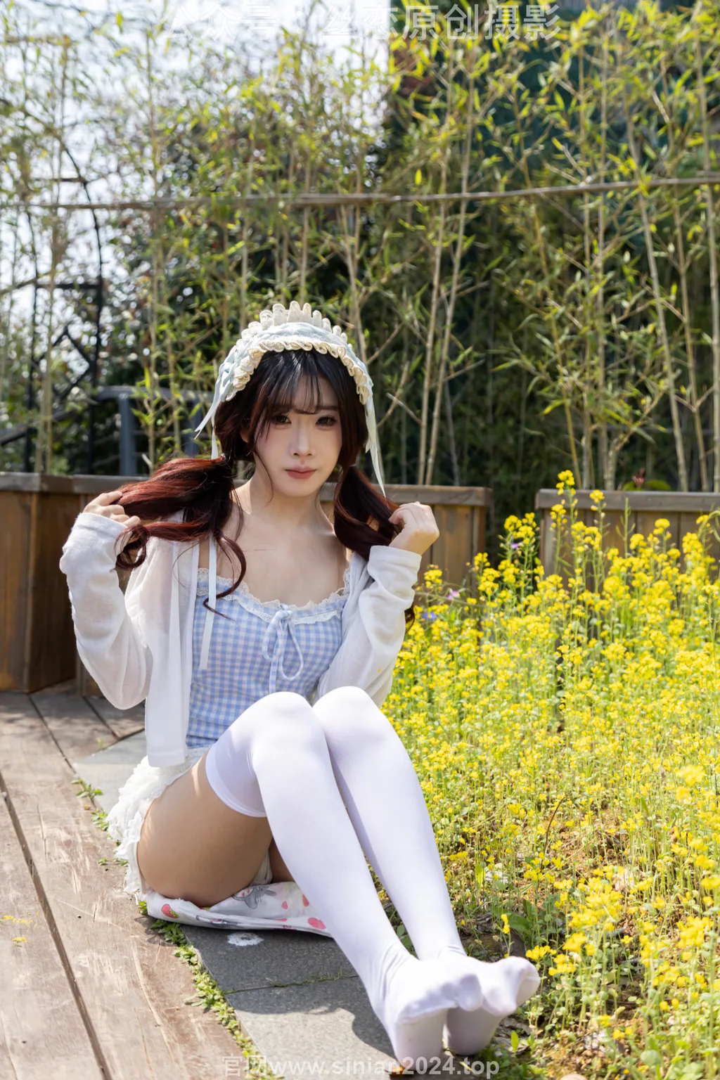 图片[2]-丝恋摄影 NO.007 小梦-白色JK 超短裙 白色丝袜 黑色皮鞋-1[140P]-萌味圈