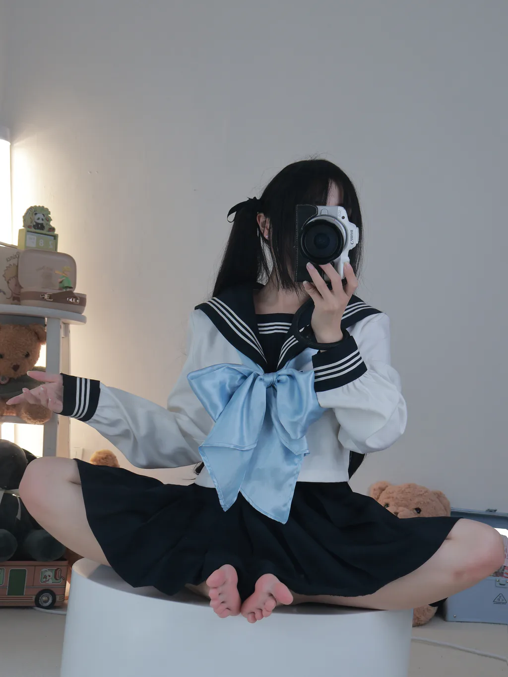 图片[2]-小羊蛋卷 黑丝水手[10P]-萌味圈