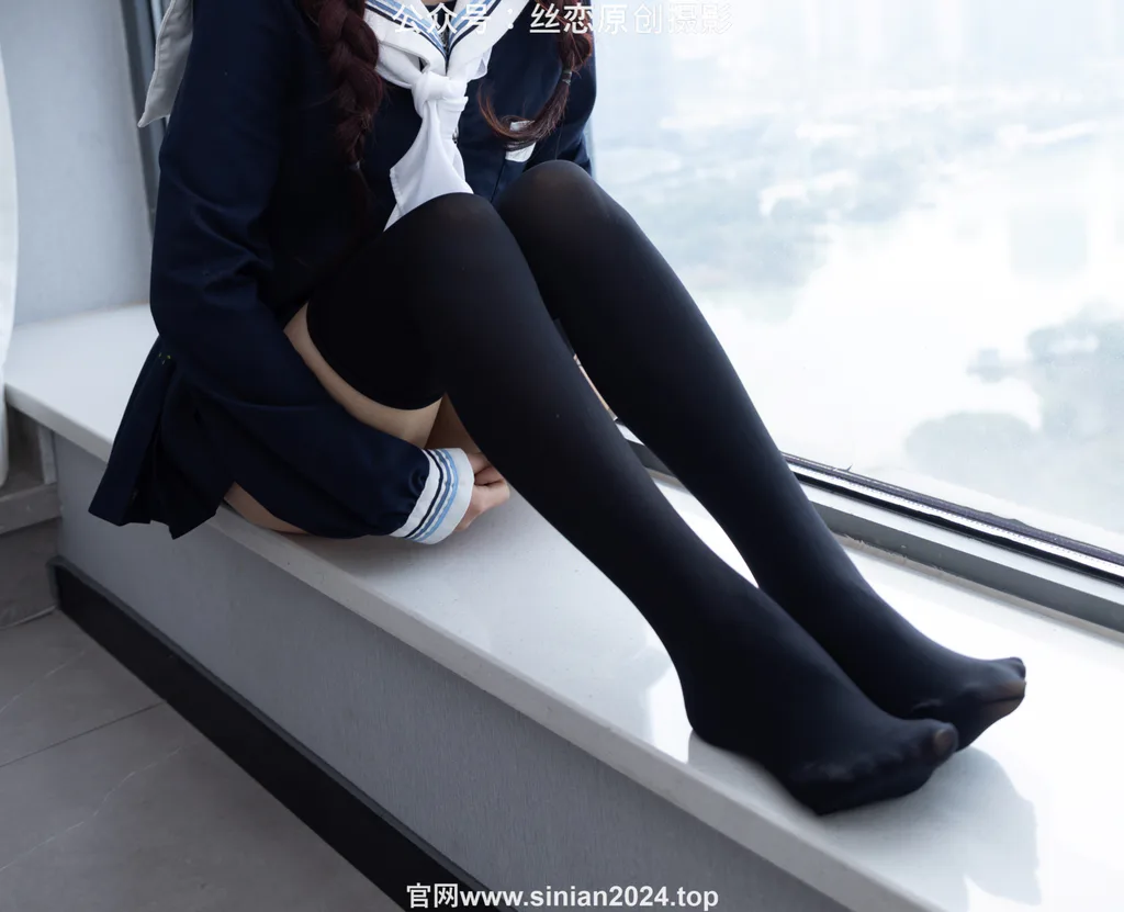 图片[76]-丝恋摄影 NO.017 小梦-学院风 jk连衣裙 黑色丝袜 白色小皮鞋[168P]-萌味圈