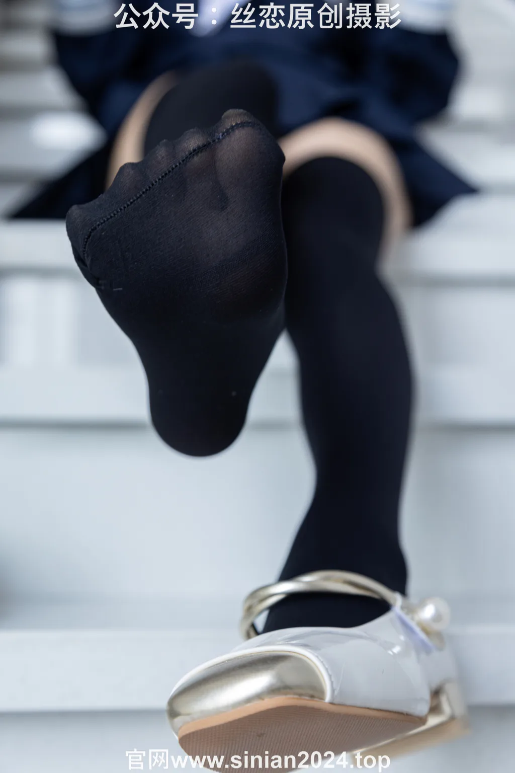 图片[83]-丝恋摄影 NO.017 小梦-学院风 jk连衣裙 黑色丝袜 白色小皮鞋[168P]-萌味圈