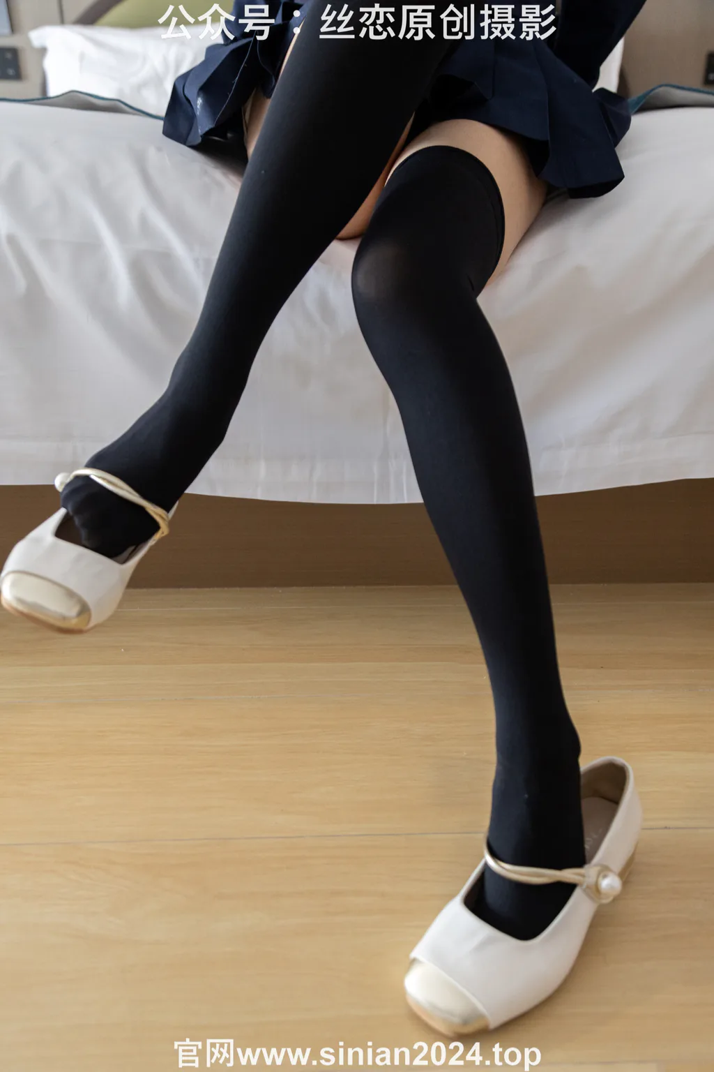 图片[117]-丝恋摄影 NO.017 小梦-学院风 jk连衣裙 黑色丝袜 白色小皮鞋[168P]-萌味圈