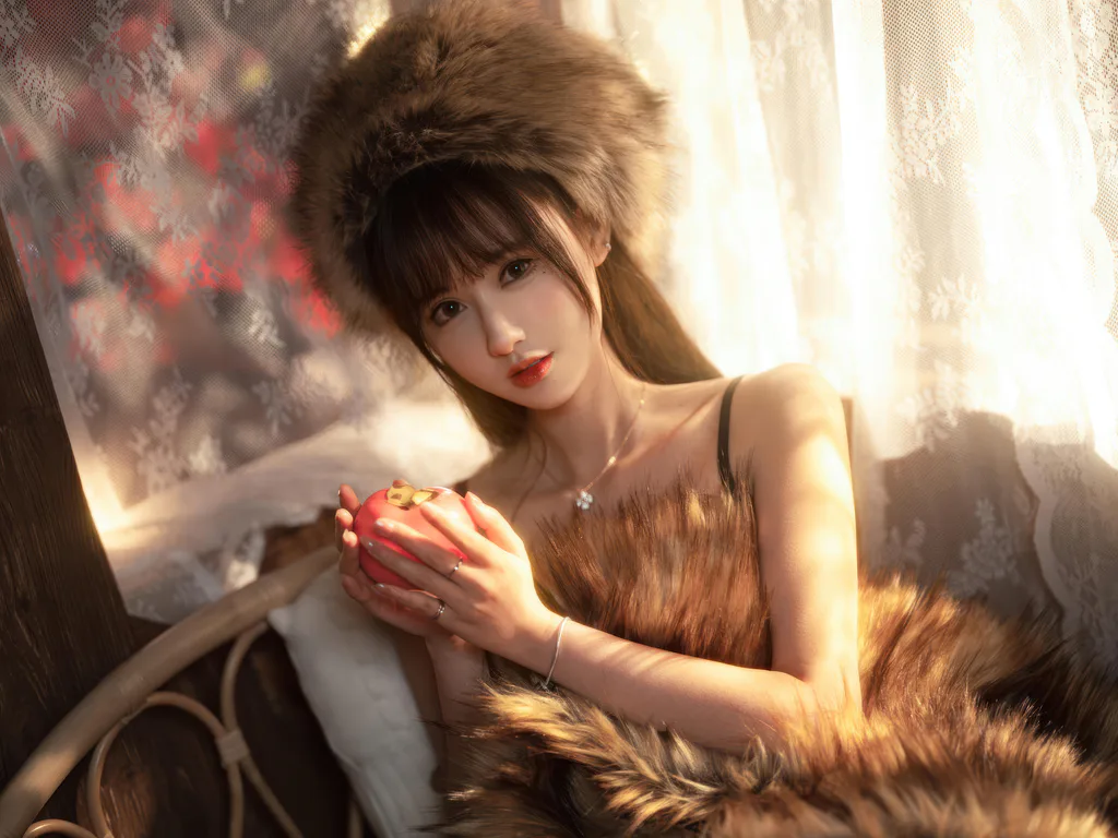 图片[20]-羽生三未图集 – 冬之恋歌[37P]-萌味圈