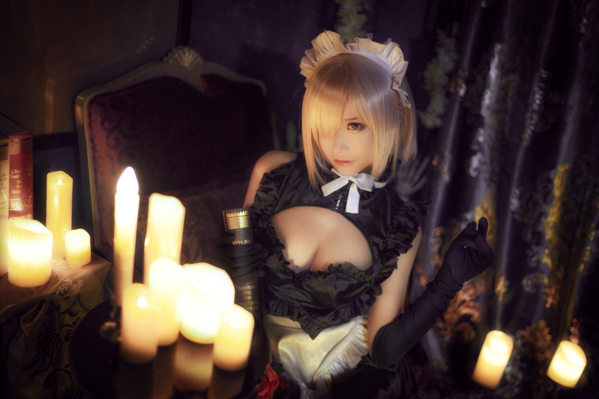 图片[2]-人气动漫Coser@爱老师_PhD  玛修YD女仆 在线浏览-萌味圈