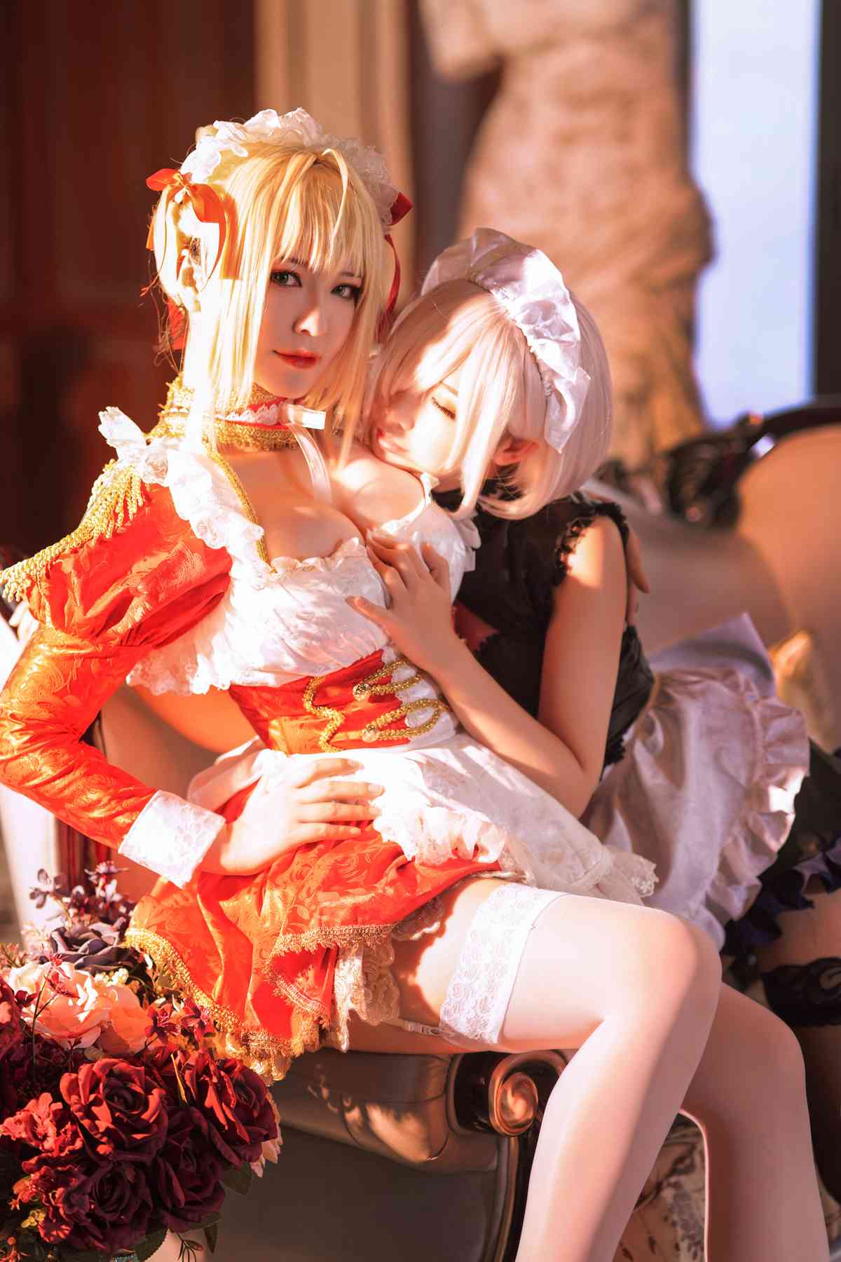 图片[2]-微博人气Coser@半半子 Claudius Kyrielight Maid [22P]-萌味圈