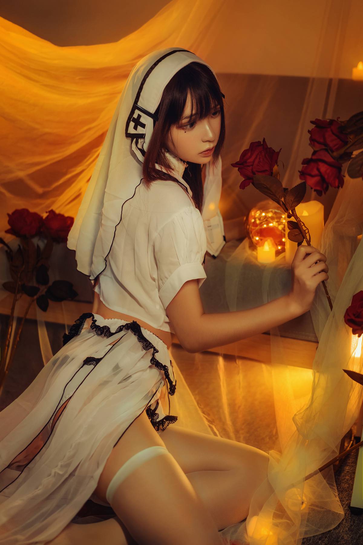 图片[2]-网红Coser@疯猫ss 黄昏修女[17P]-萌味圈