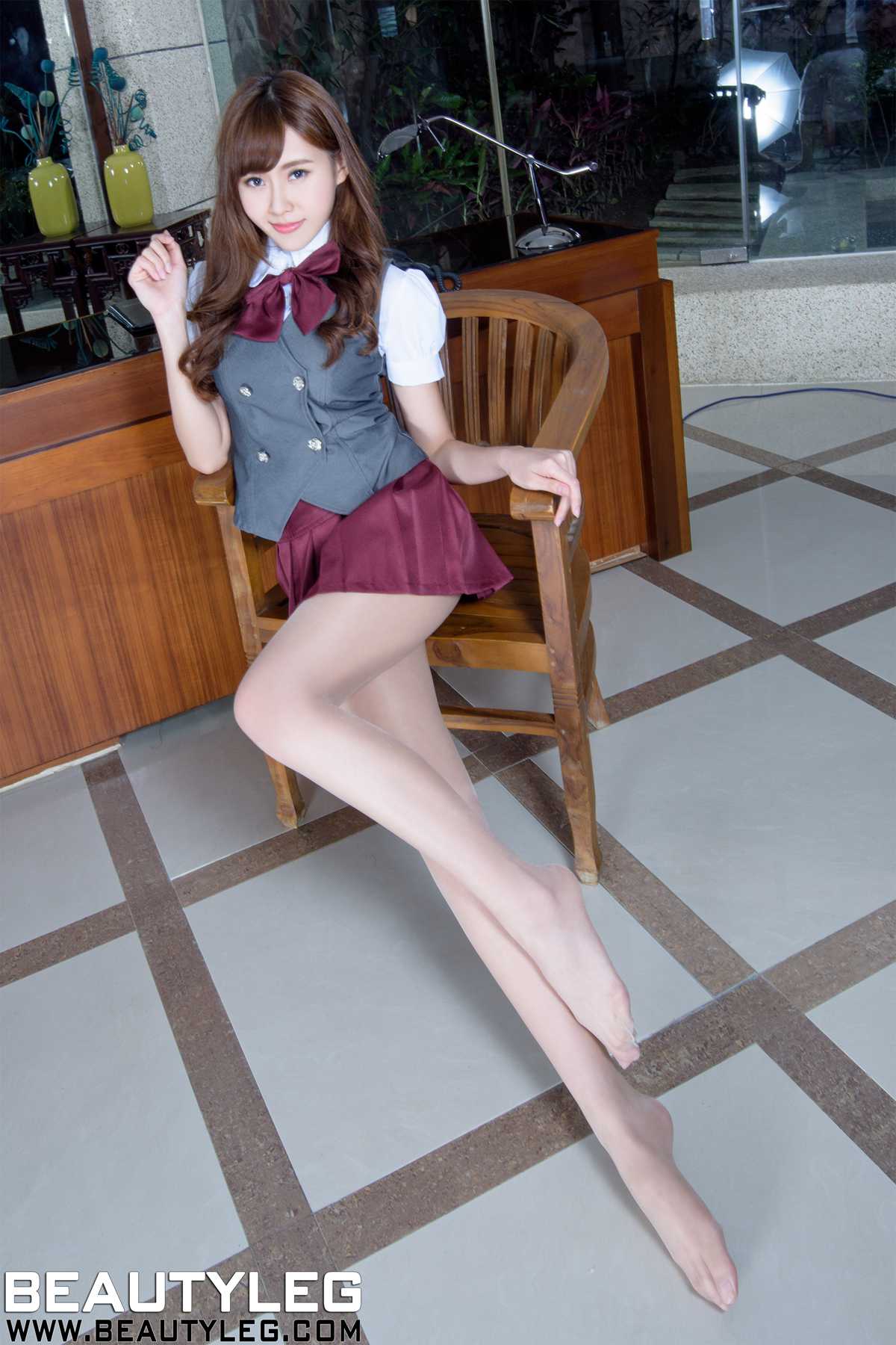 图片[2]-[BeautyLeg] No.1194 Queenie [48P]-萌味圈