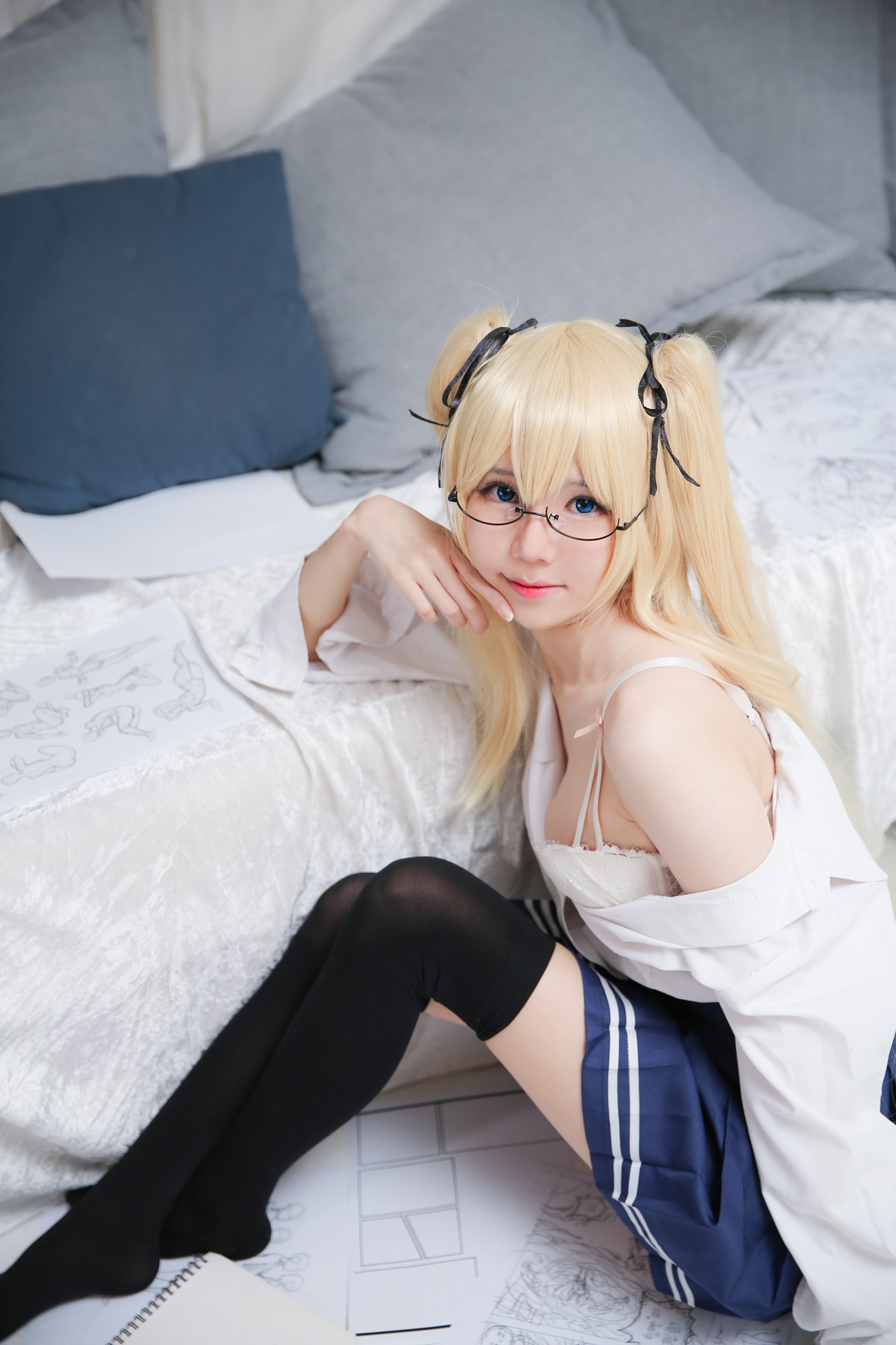 图片[2]-Sally Dorasnow – Eriri School Girl[43P]-萌味圈