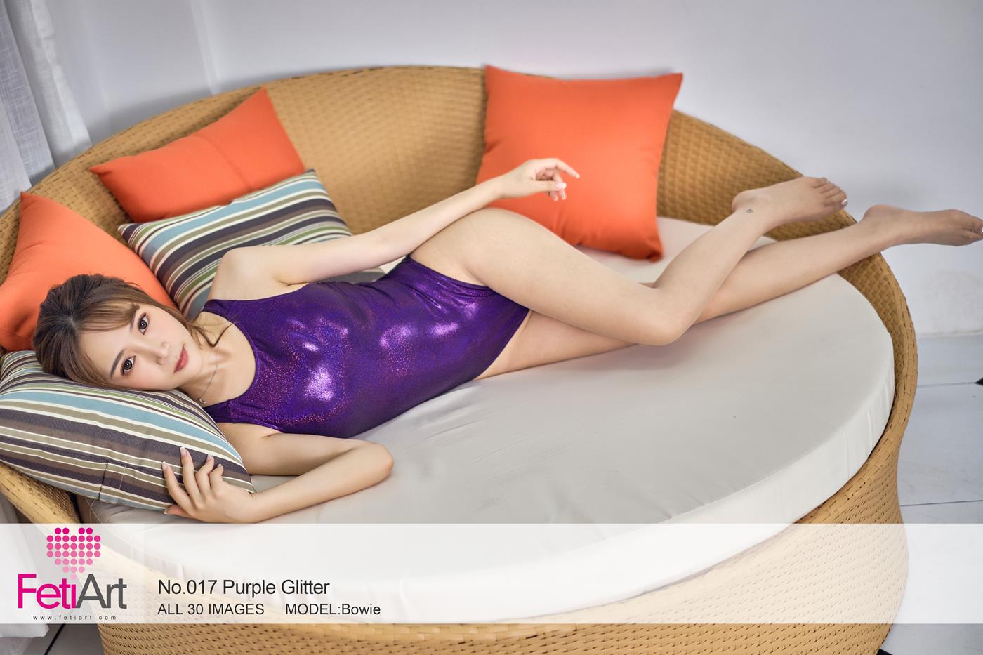 图片[2]-[FetiArt尚物集]NO.017 Purple Glitter MODEL-Bowie[28+1P]-萌味圈