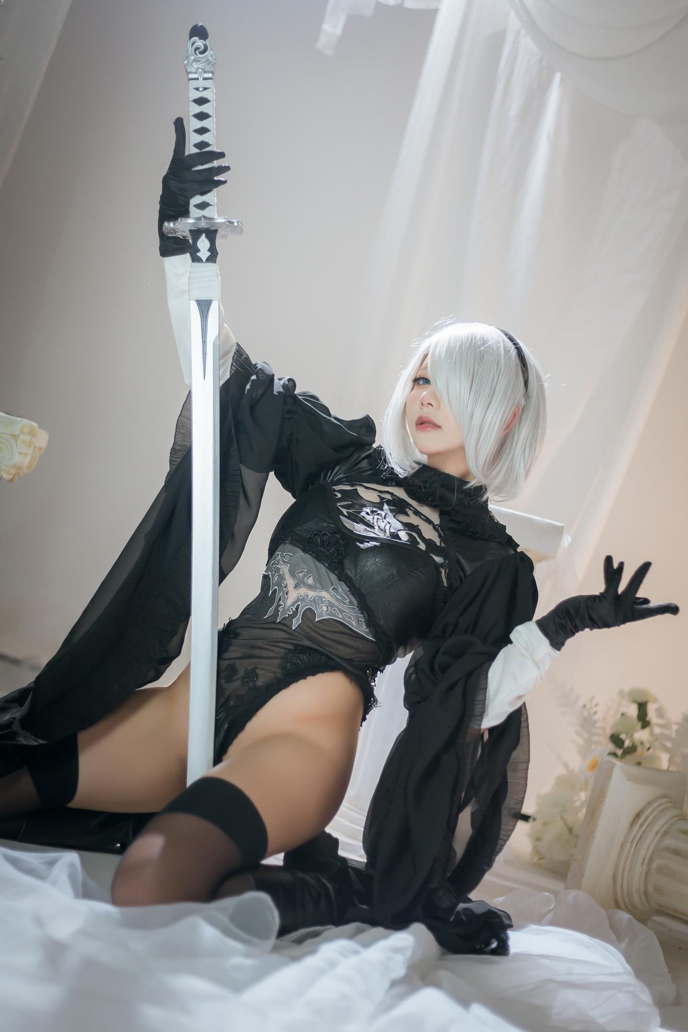 图片[2]-是一只熊仔吗  – Nier 2B Dress Ver[4P]-萌味圈