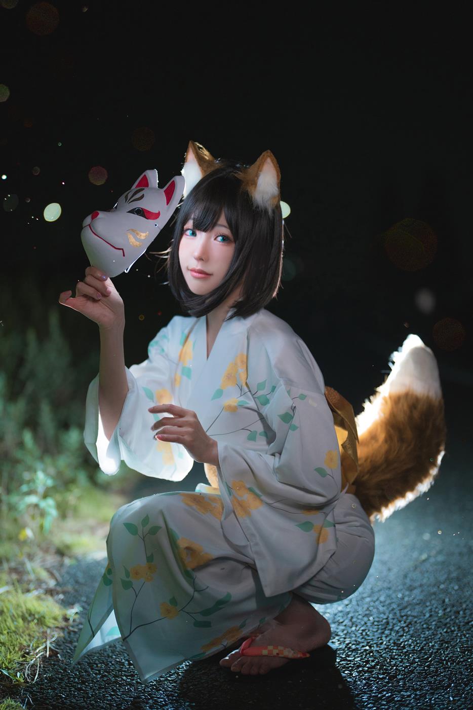 图片[2]-Ely_eee(ElyEE子) – Dongitsune Yukata 浴衣狐[26P]-萌味圈