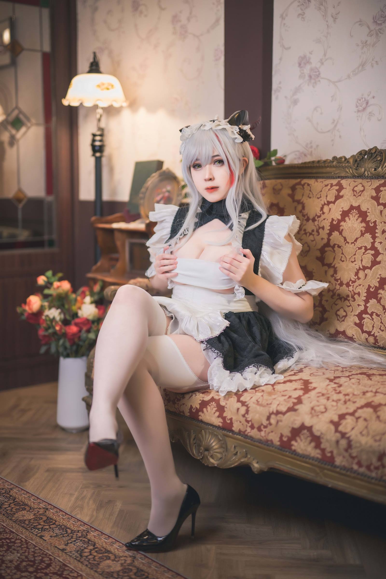 图片[2]-Hatori Sama  – Agir Maid (Azur Lane)[6P]-萌味圈