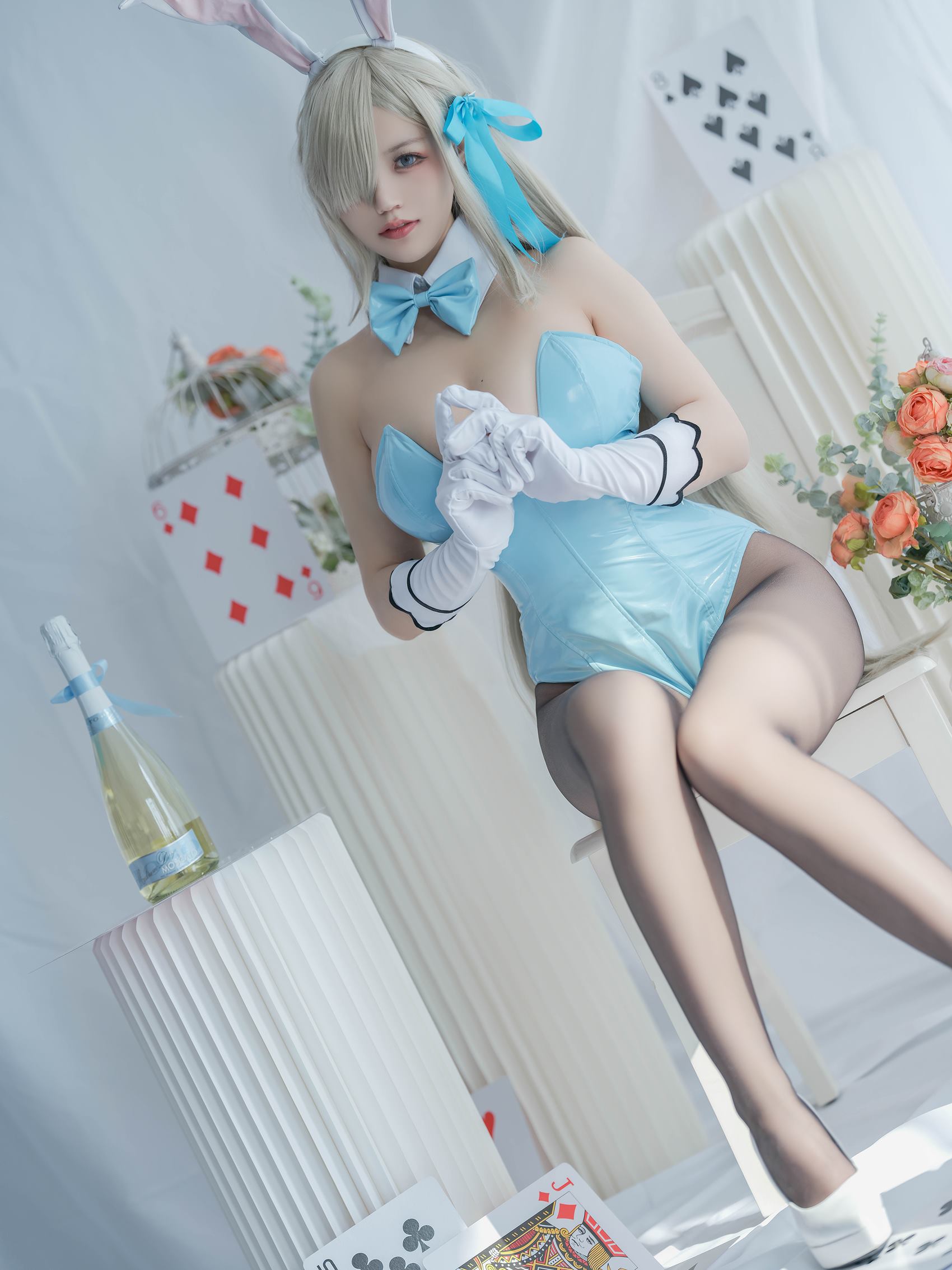 图片[2]-人气Coser@小仓千代w  明日奈兔女郎[22P]-萌味圈